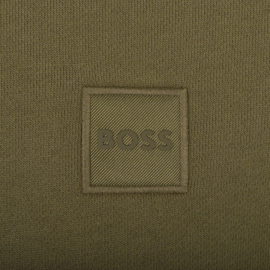 Alternative Image for ProductBOSS Zetrust Half Zip Sweatshirt Green3
