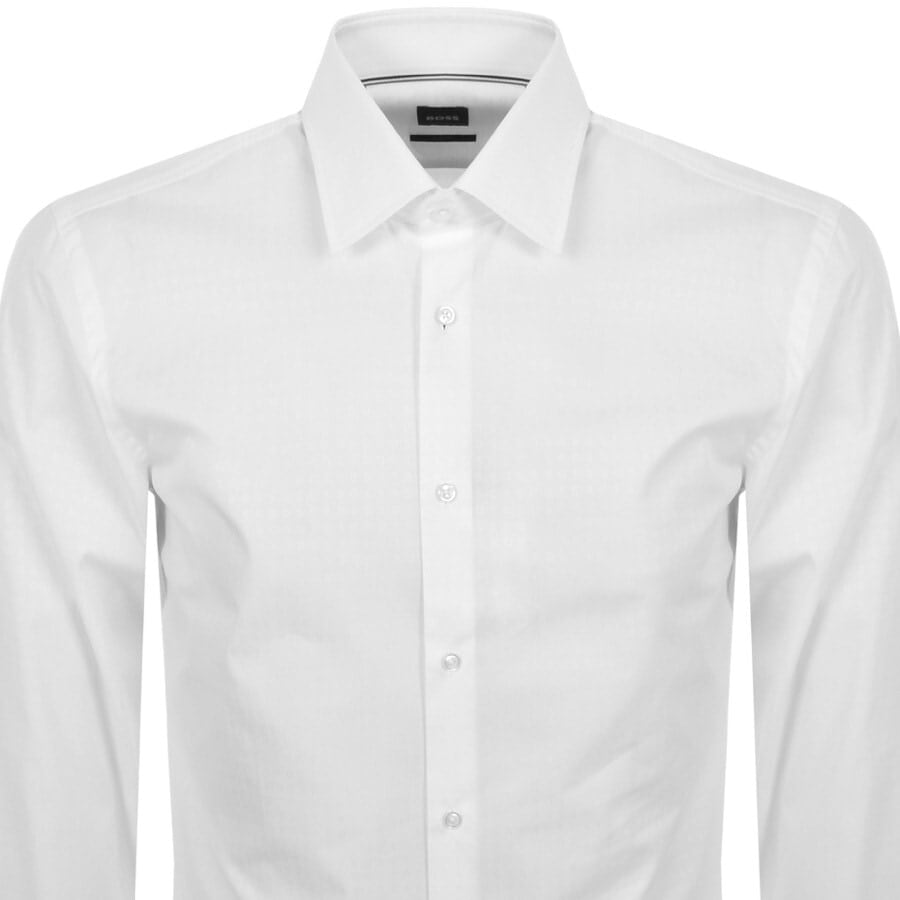Alternative Image for ProductBOSS H Hank Slim Fit Long Sleeve Shirt White2