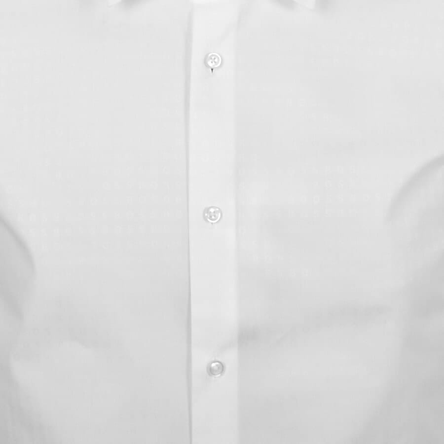 Alternative Image for ProductBOSS H Hank Slim Fit Long Sleeve Shirt White3