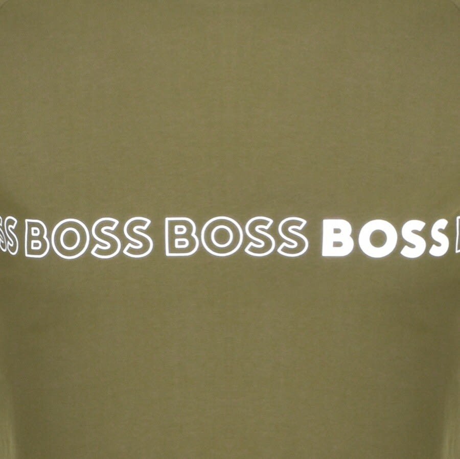 Alternative Image for ProductBOSS UV Protection Slim Fit T Shirt Green3