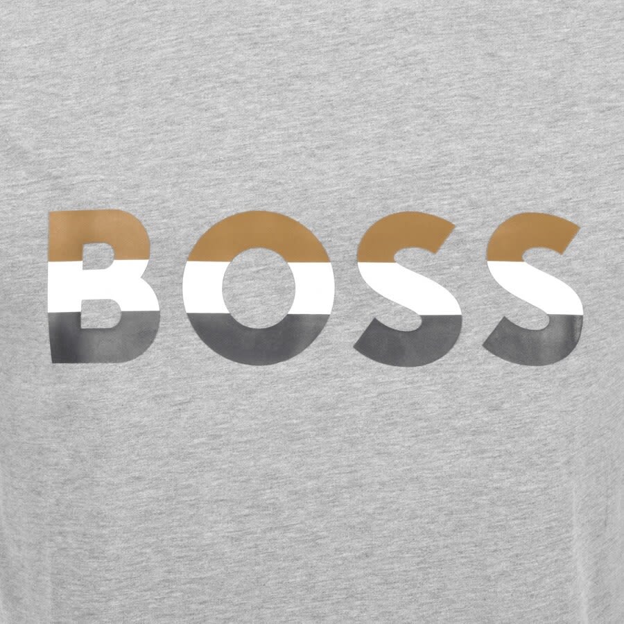 Alternative Image for ProductBOSS Tiburt 272 Logo T Shirt Grey3