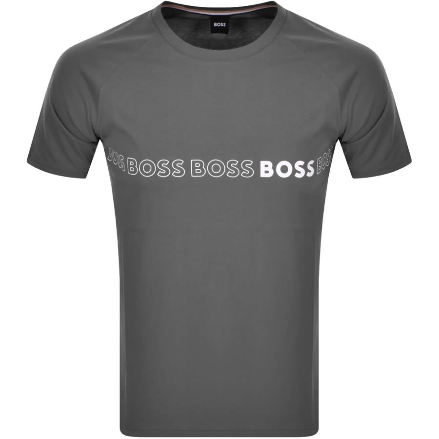Alternative Image for ProductBOSS UV Protection Slim Fit T Shirt Grey1