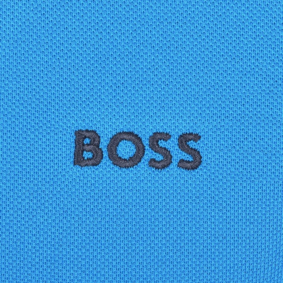 Alternative Image for ProductBOSS Paddy Curved Polo T Shirt Blue3