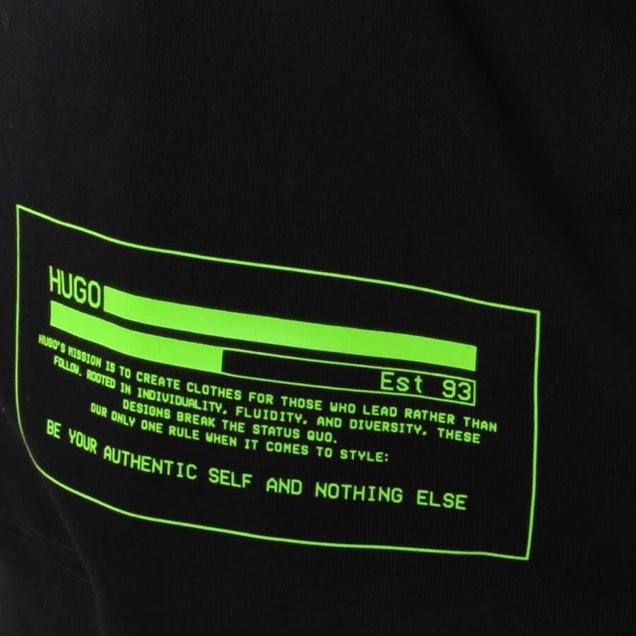 Alternative Image for ProductHUGO Denry Hoodie Black3