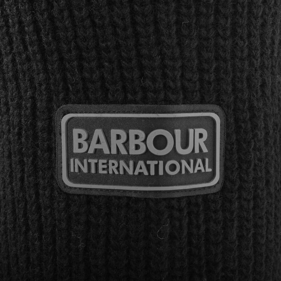 Alternative Image for ProductBarbour International Half Zip Jumper Black3