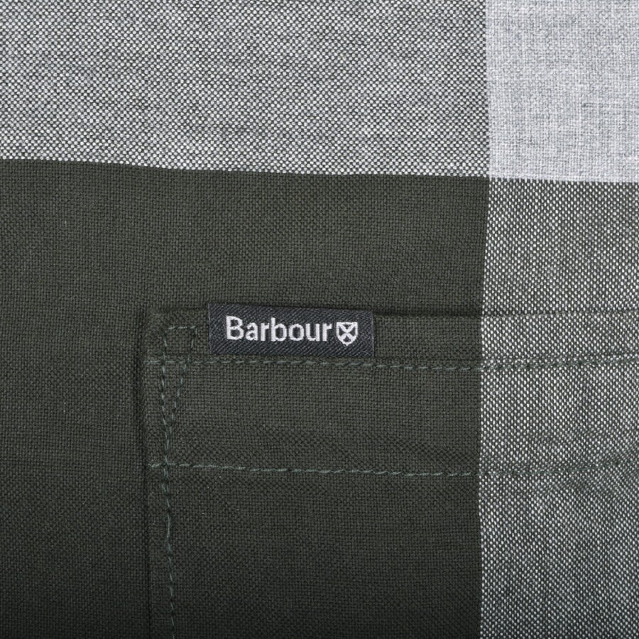 Alternative Image for ProductBarbour Stirling Long Sleeved Shirt Green3
