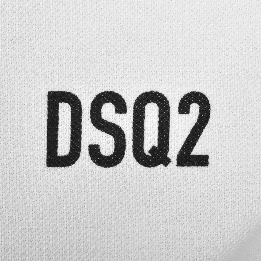 Alternative Image for ProductDSQUARED2 Logo Polo T Shirt White3
