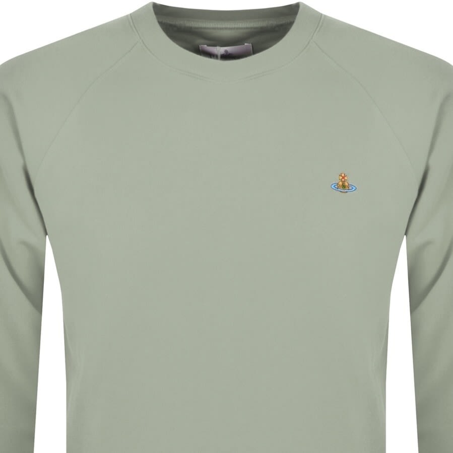Alternative Image for ProductVivienne Westwood Raglan Sweatshirt Green2