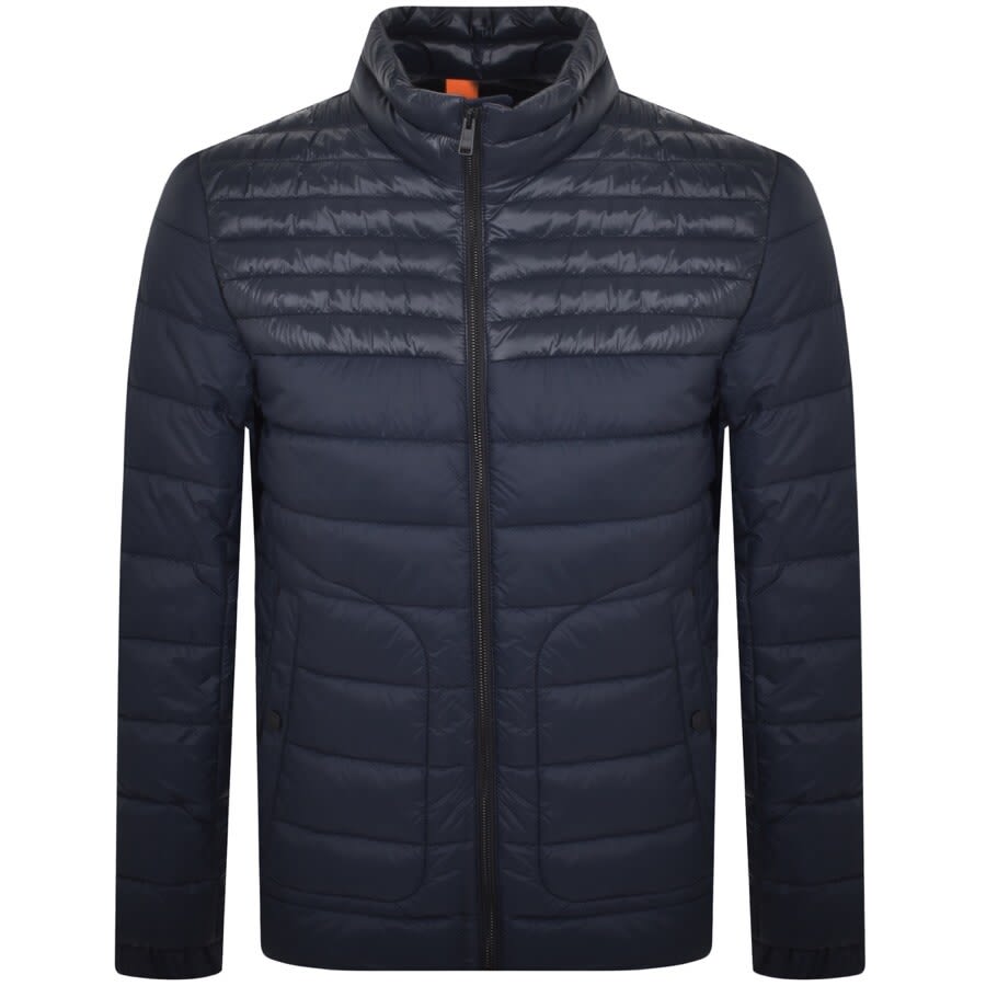 Alternative Image for ProductBOSS Ocrunk Quilted Jacket Navy1