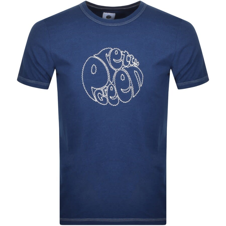 Alternative Image for ProductPretty Green Indigo Logo T Shirt Blue1