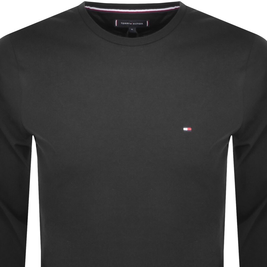 Alternative Image for ProductTommy Hilfiger Long Sleeved T Shirt Black2