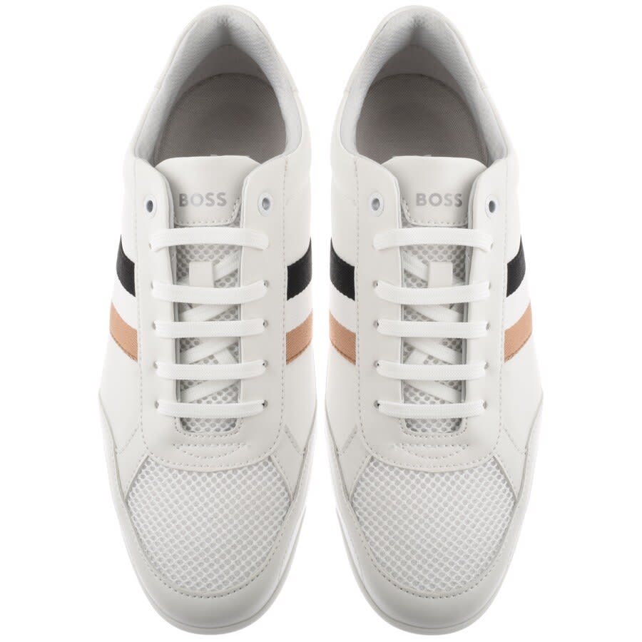 Alternative Image for ProductBOSS Saturn Lowp Trainers White3
