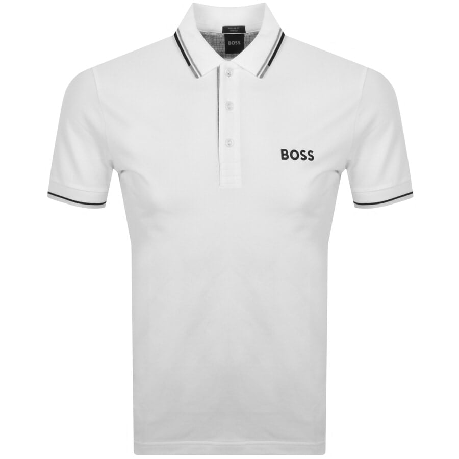 BOSS Paddy Pro Polo T Shirt White | Mainline Menswear
