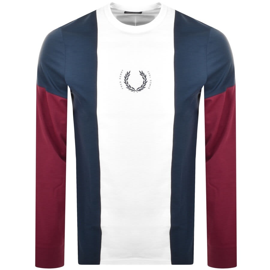 fred perry navy t shirt