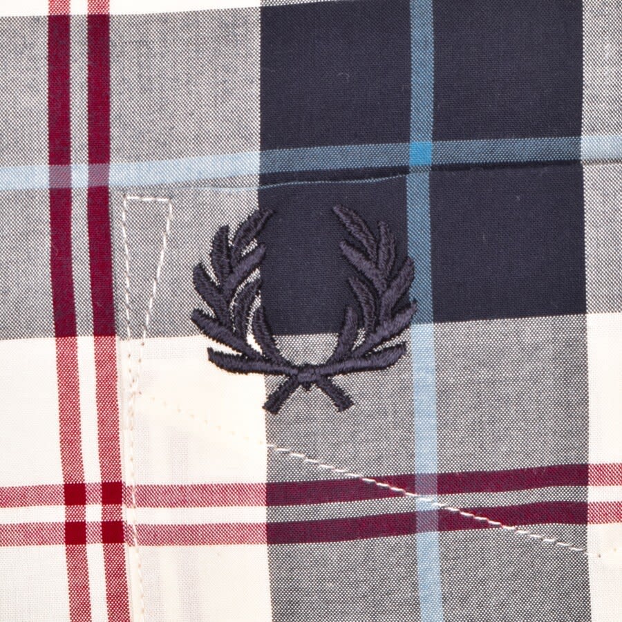 Alternative Image for ProductFred Perry Long Sleeved Tartan Shirt Beige3