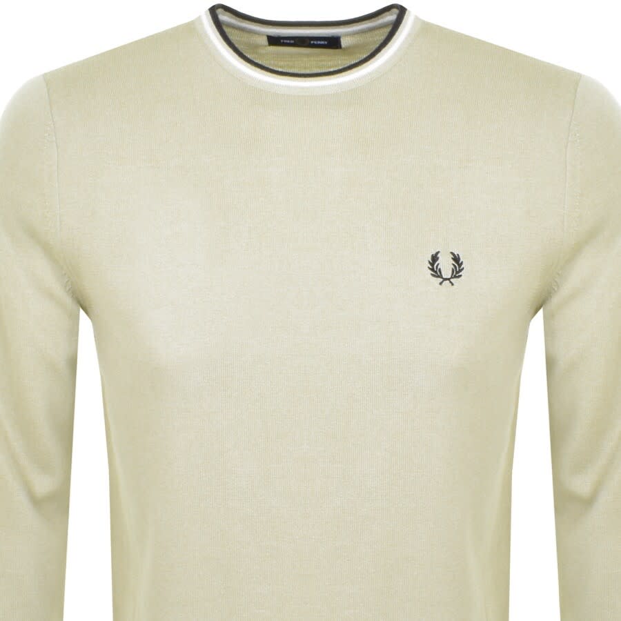 Alternative Image for ProductFred Perry Crew Neck Knit Jumper Green2