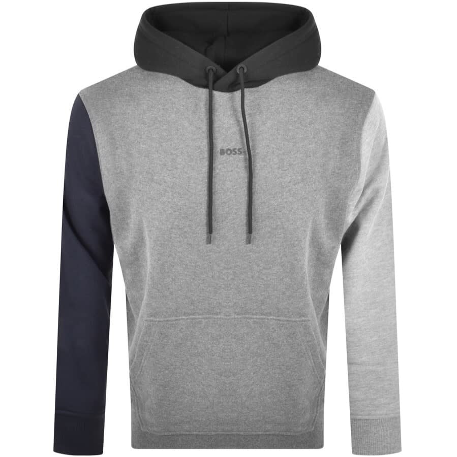 Alternative Image for ProductBOSS Wecolourblock Hoodie Grey1