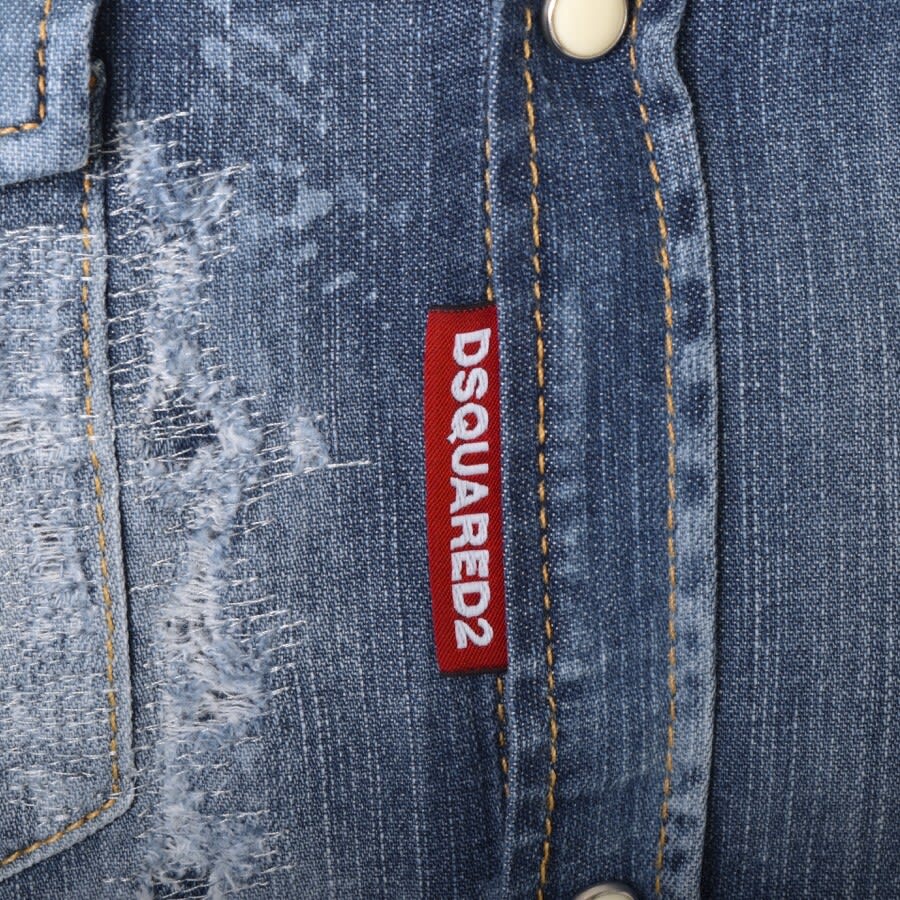 Alternative Image for ProductDSQUARED2 Classic West Shirt Blue3