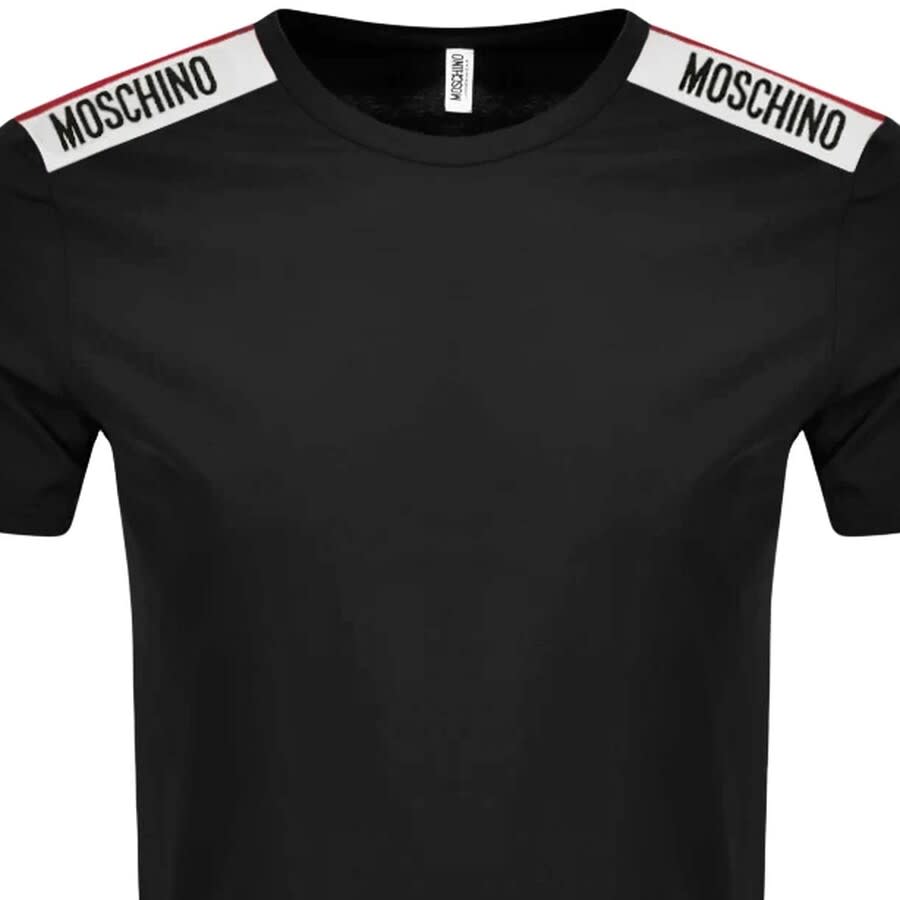 Alternative Image for ProductMoschino Logo T Shirt Black2