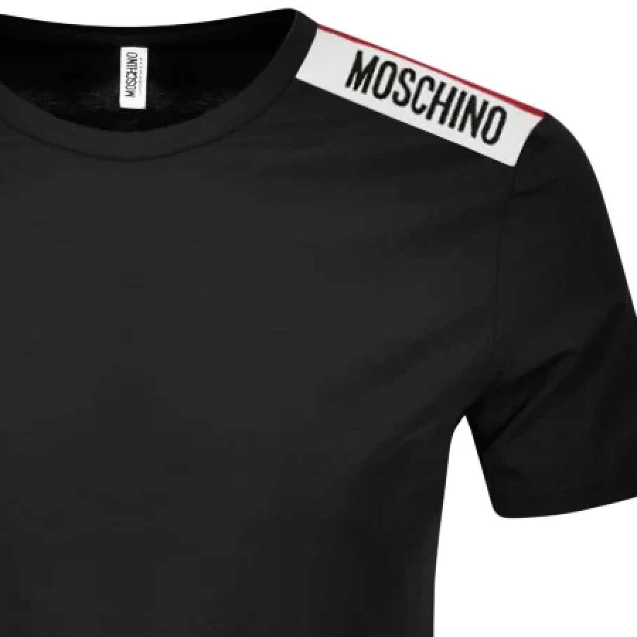 Alternative Image for ProductMoschino Logo T Shirt Black3