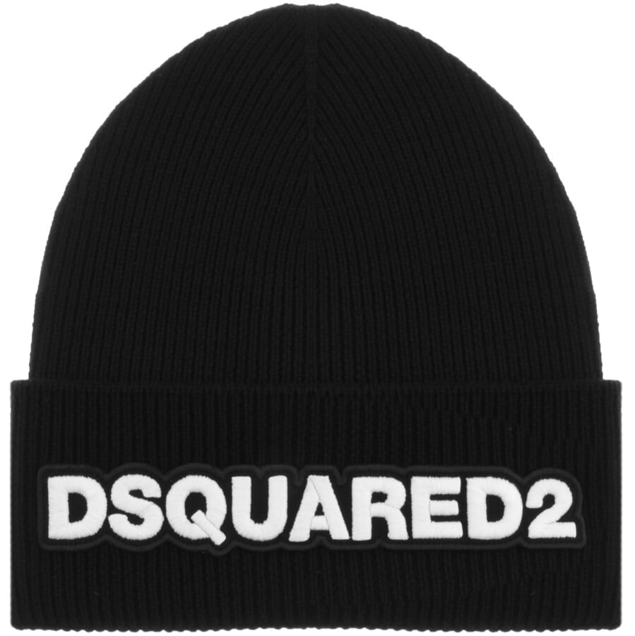 black designer beanie