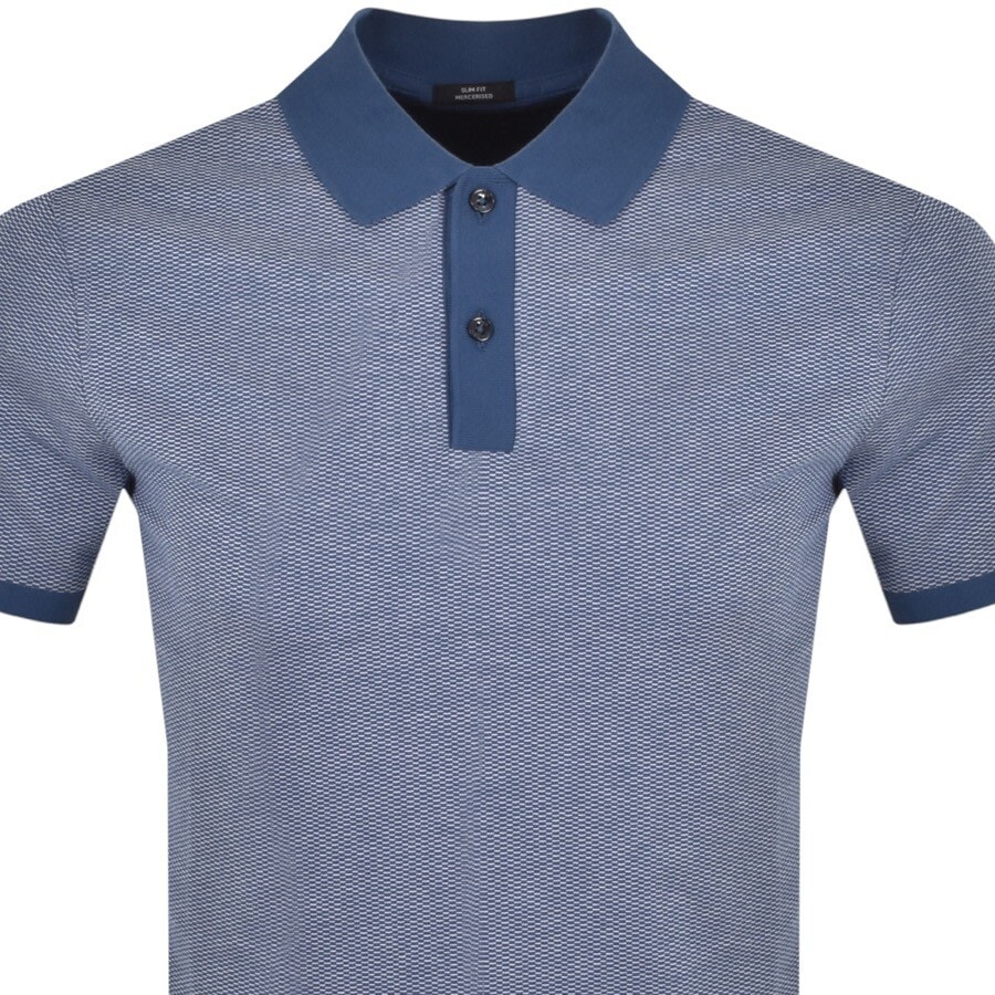 Alternative Image for ProductBOSS Phillipson Short Sleeved Polo T Shirt Blue2