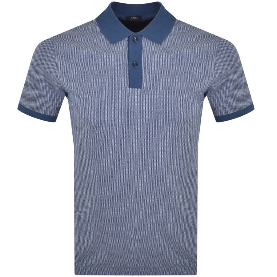 Alternative Image for ProductBOSS Phillipson Short Sleeved Polo T Shirt Blue1