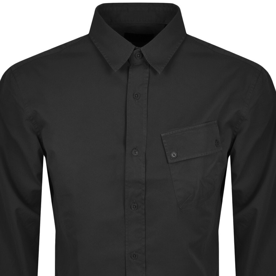 Alternative Image for ProductBelstaff Long Sleeved Pitch Shirt Black2