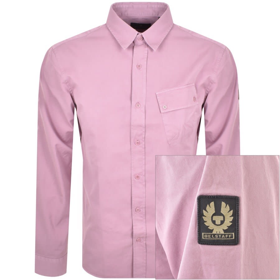 Alternative Image for ProductBelstaff Long Sleeved Pitch Shirt Pink1