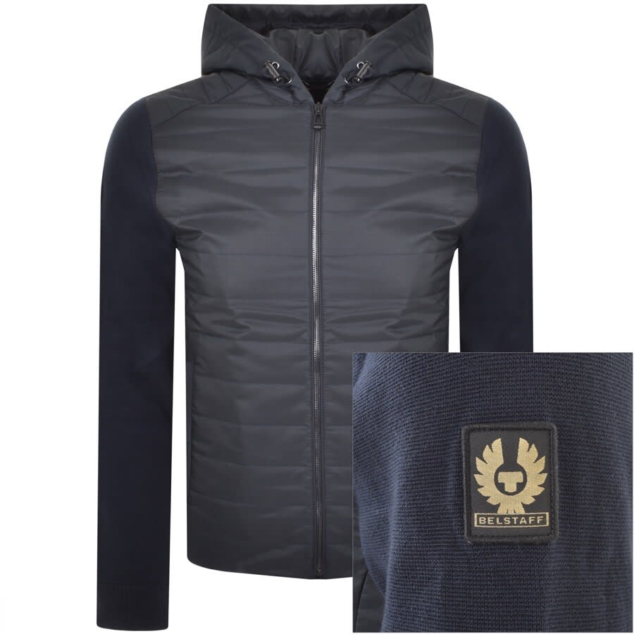 Alternative Image for ProductBelstaff Omar Full Zip Jumper Navy1