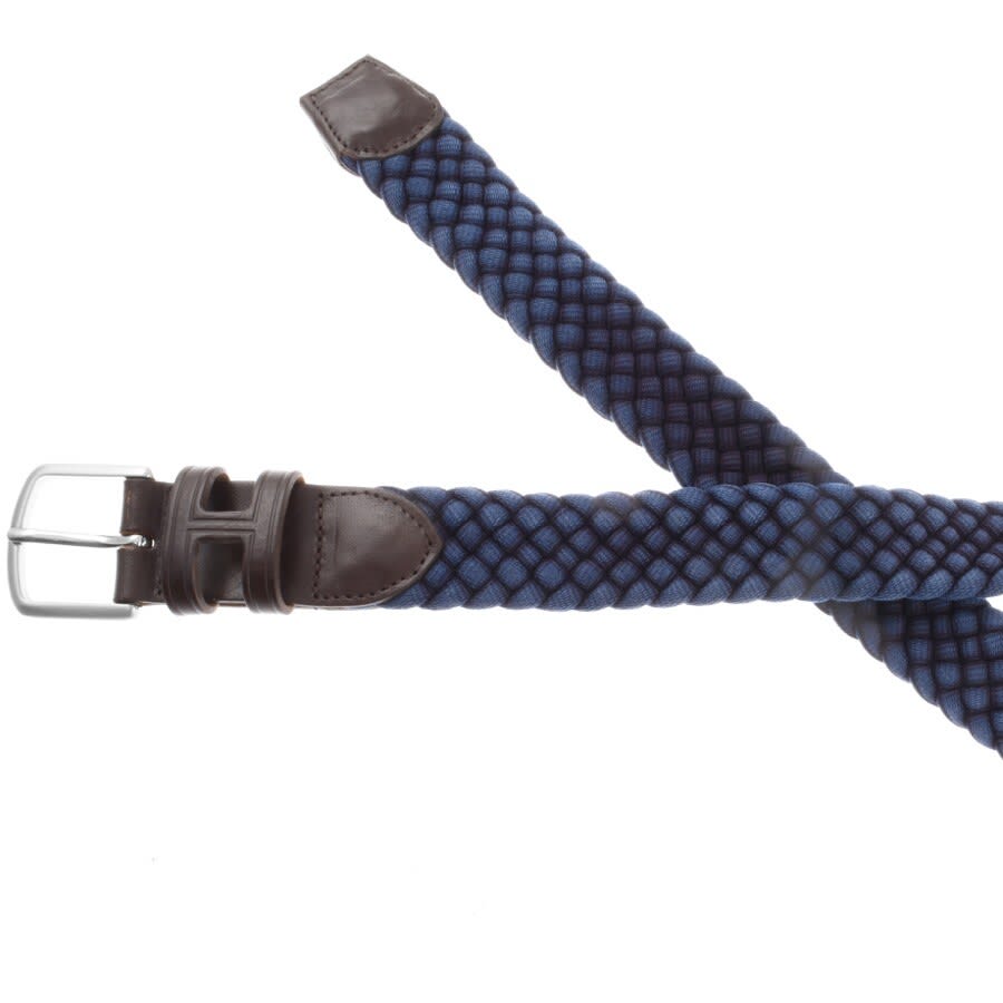 Alternative Image for ProductHackett London Logo Belt Blue2