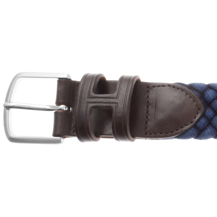 Alternative Image for ProductHackett London Logo Belt Blue3