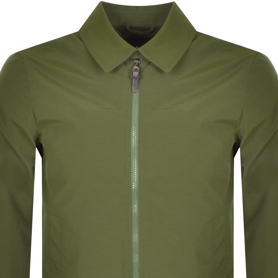 Alternative Image for ProductHackett Full Zip Overshirt Green2