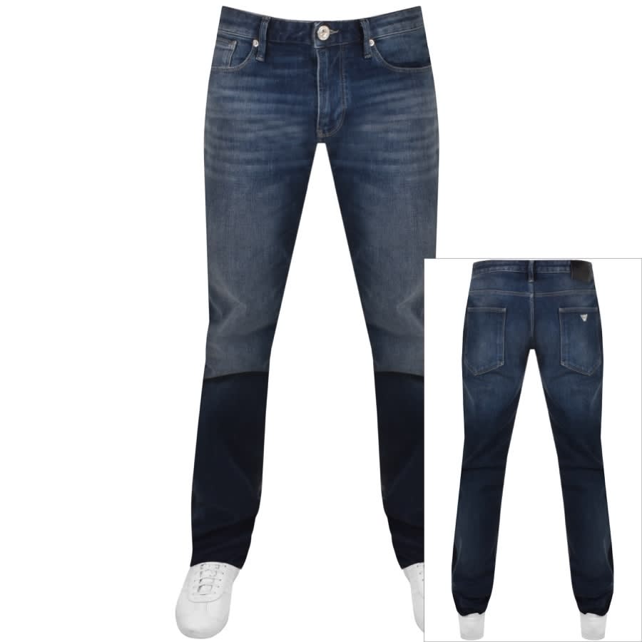 Alternative Image for ProductEmporio Armani J06 Slim Jeans Dark Wash Navy1