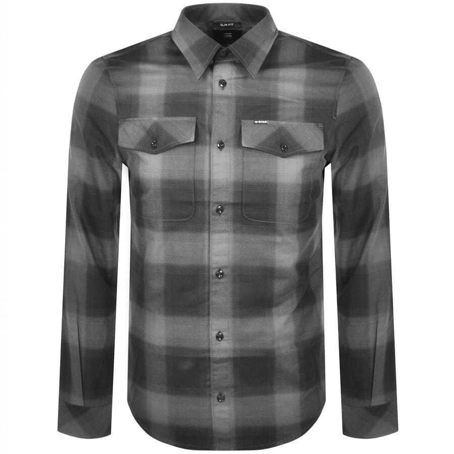 Alternative Image for ProductG Star Raw Marine Long Sleeved Shirt Black1
