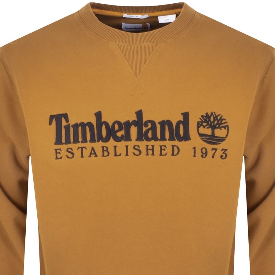 Alternative Image for ProductTimberland Est. 1973 Logo Sweatshirt Brown2