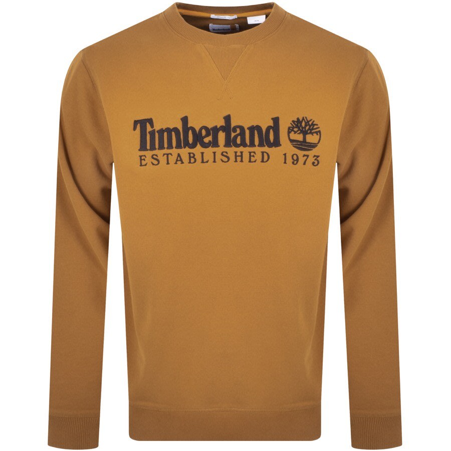Alternative Image for ProductTimberland Est. 1973 Logo Sweatshirt Brown1