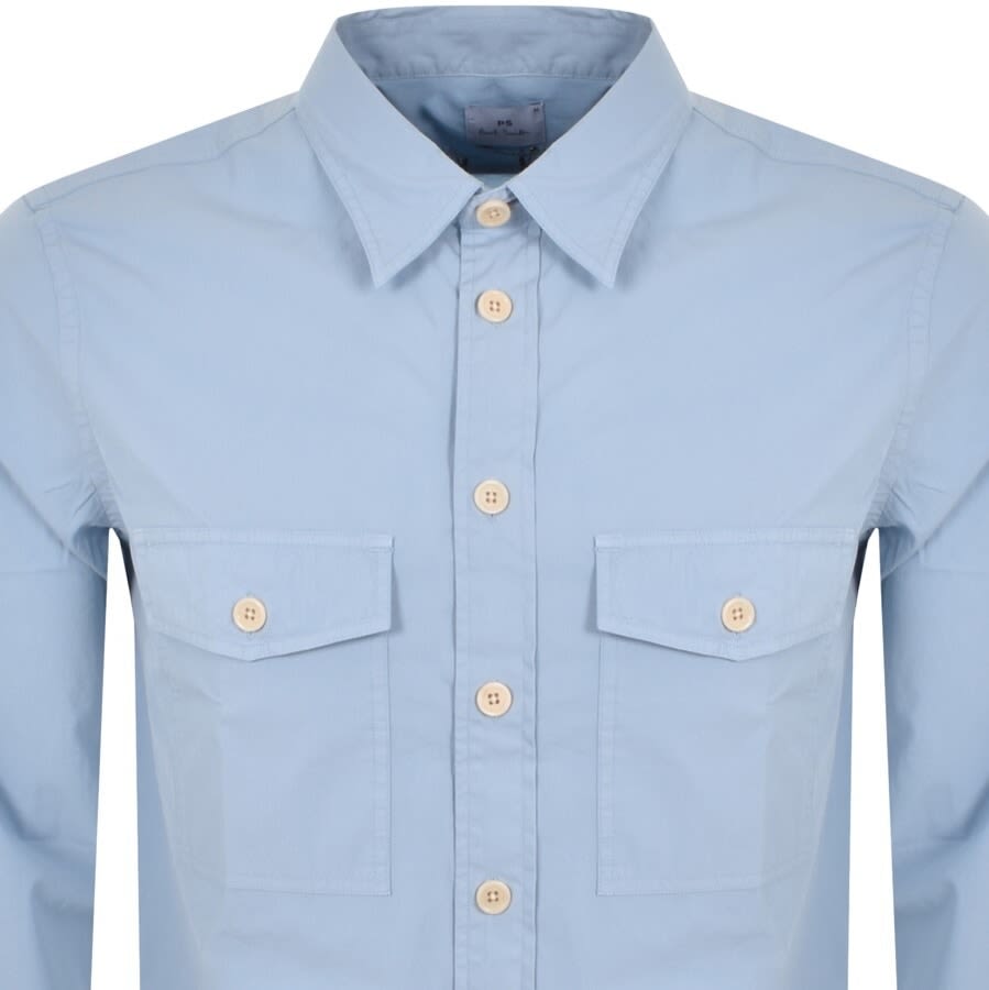 Alternative Image for ProductPS By Paul Smith Long Sleeved Shirt Blue2