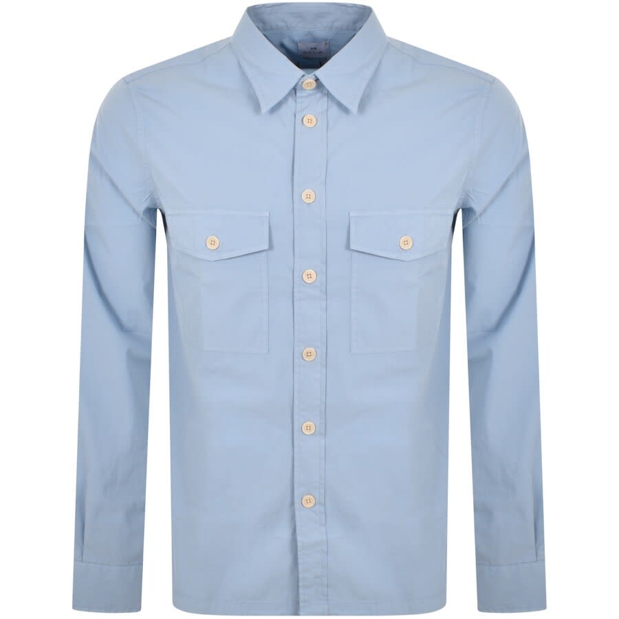 Alternative Image for ProductPS By Paul Smith Long Sleeved Shirt Blue1
