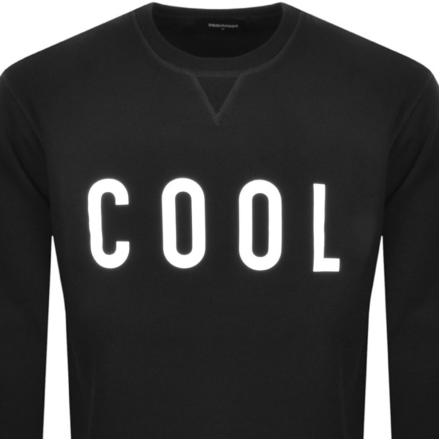 Alternative Image for ProductDSQUARED2 Crew Neck Cool Sweatshirt Black2