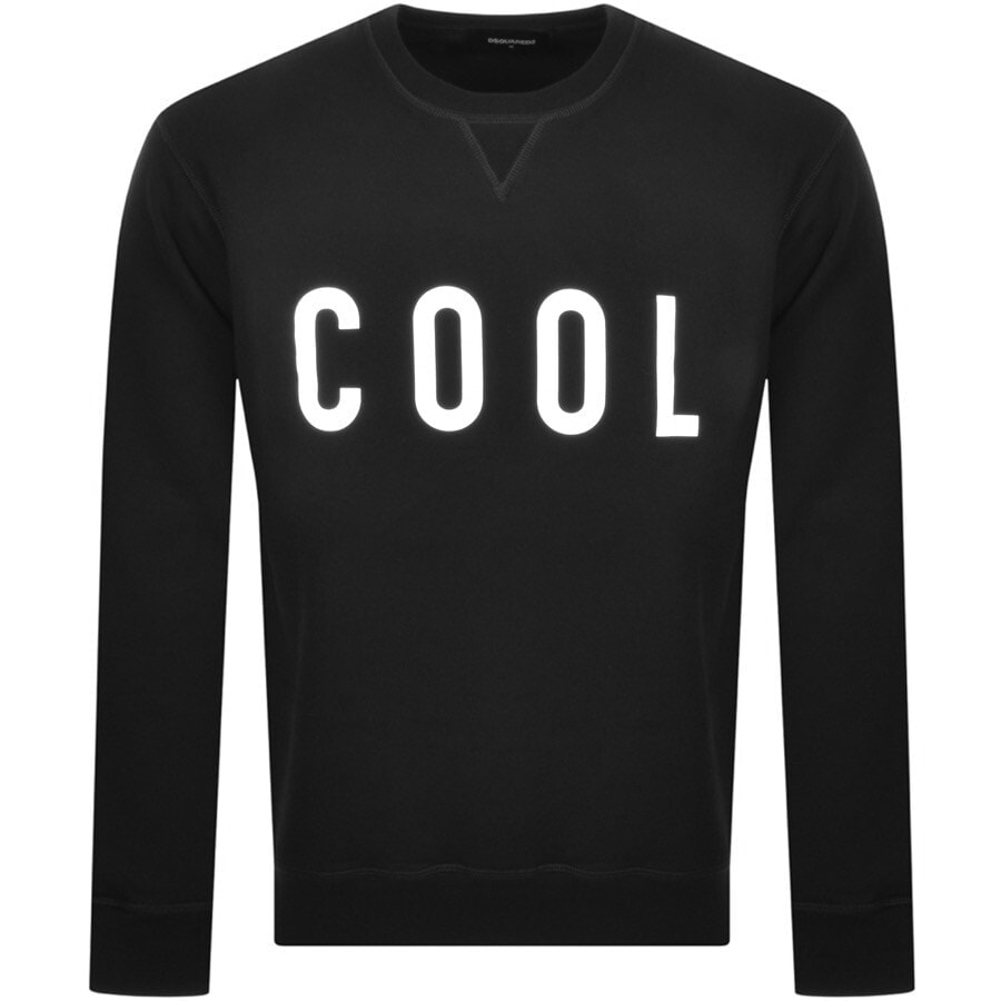 Alternative Image for ProductDSQUARED2 Crew Neck Cool Sweatshirt Black1
