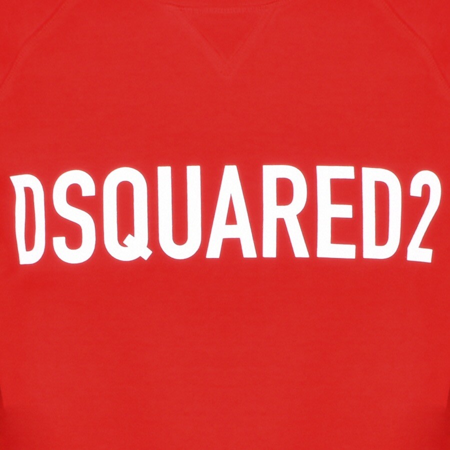 Alternative Image for ProductDSQUARED2 Crew Neck Logo Sweatshirt Red3