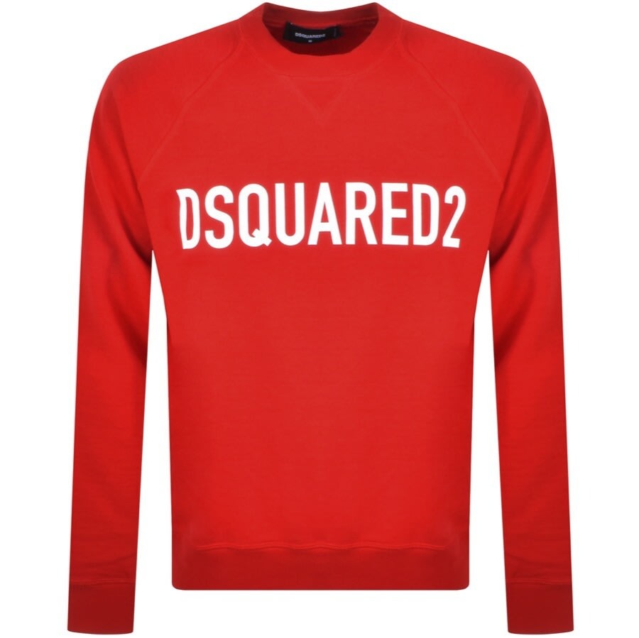 Alternative Image for ProductDSQUARED2 Crew Neck Logo Sweatshirt Red1