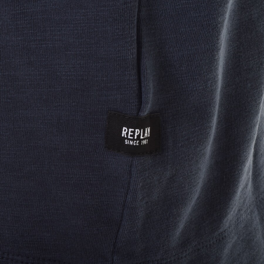 Alternative Image for ProductReplay Crew Neck Sweatshirt Navy3