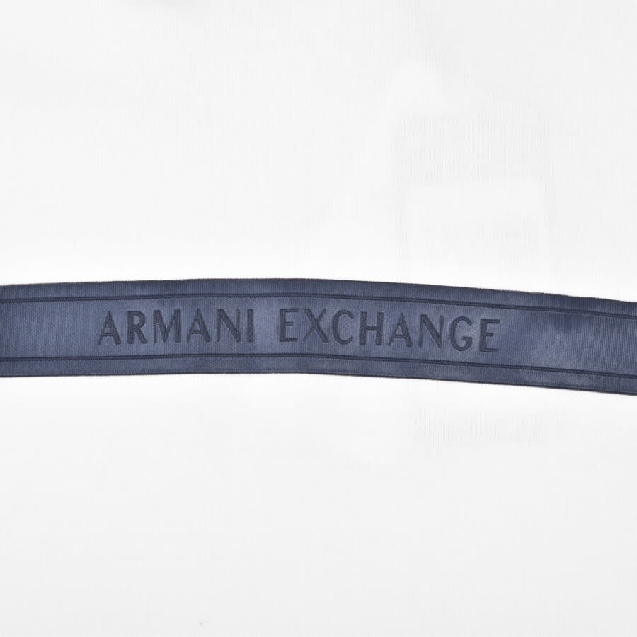 Alternative Image for ProductArmani Exchange Logo Hoodie White3
