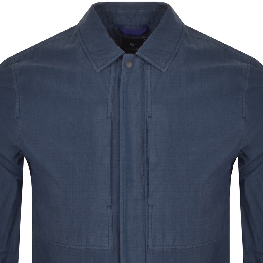 Alternative Image for ProductPS By Paul Smith Overshirt Blue2