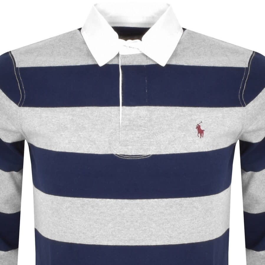 Alternative Image for ProductRalph Lauren Long Sleeve Rugby Polo T Shirt Navy2