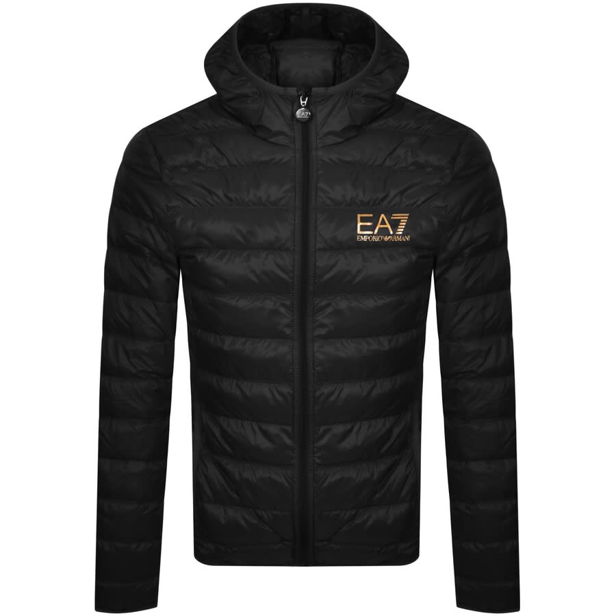 EA7 Emporio Armani Quilted Jacket Black | Mainline Menswear