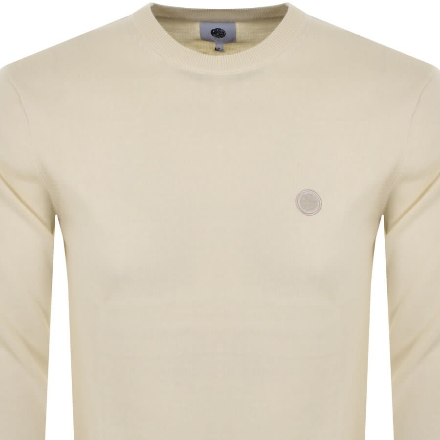 Alternative Image for ProductPretty Green Waterfall Knit Jumper Cream2
