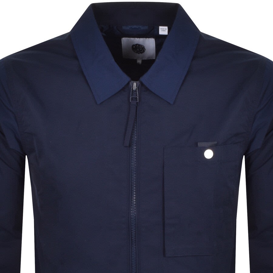 Alternative Image for ProductPretty Green Sorona Overshirt Navy2